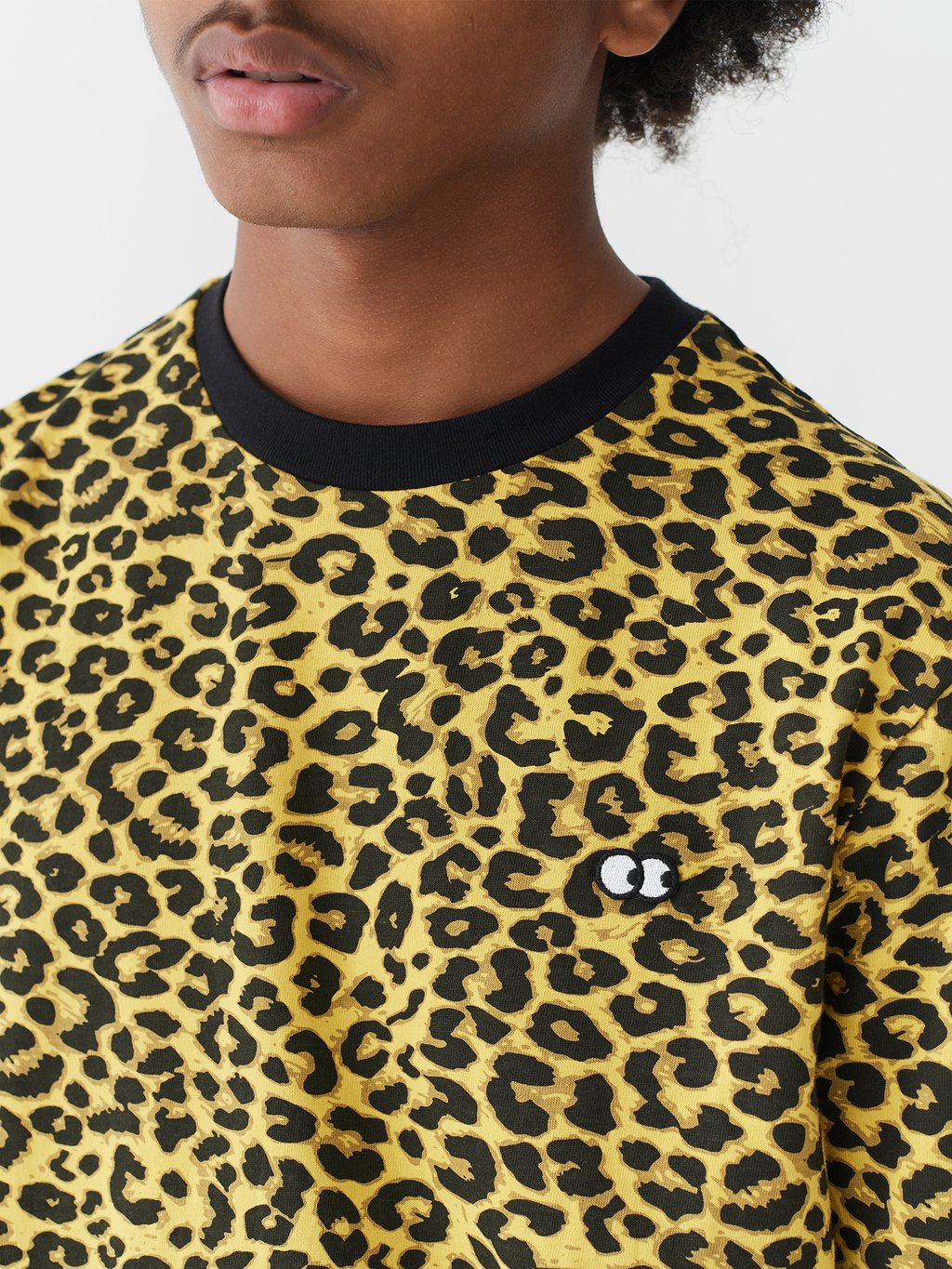 lazy oaf yellow leopard coat