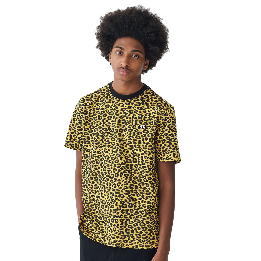 lazy oaf yellow leopard coat