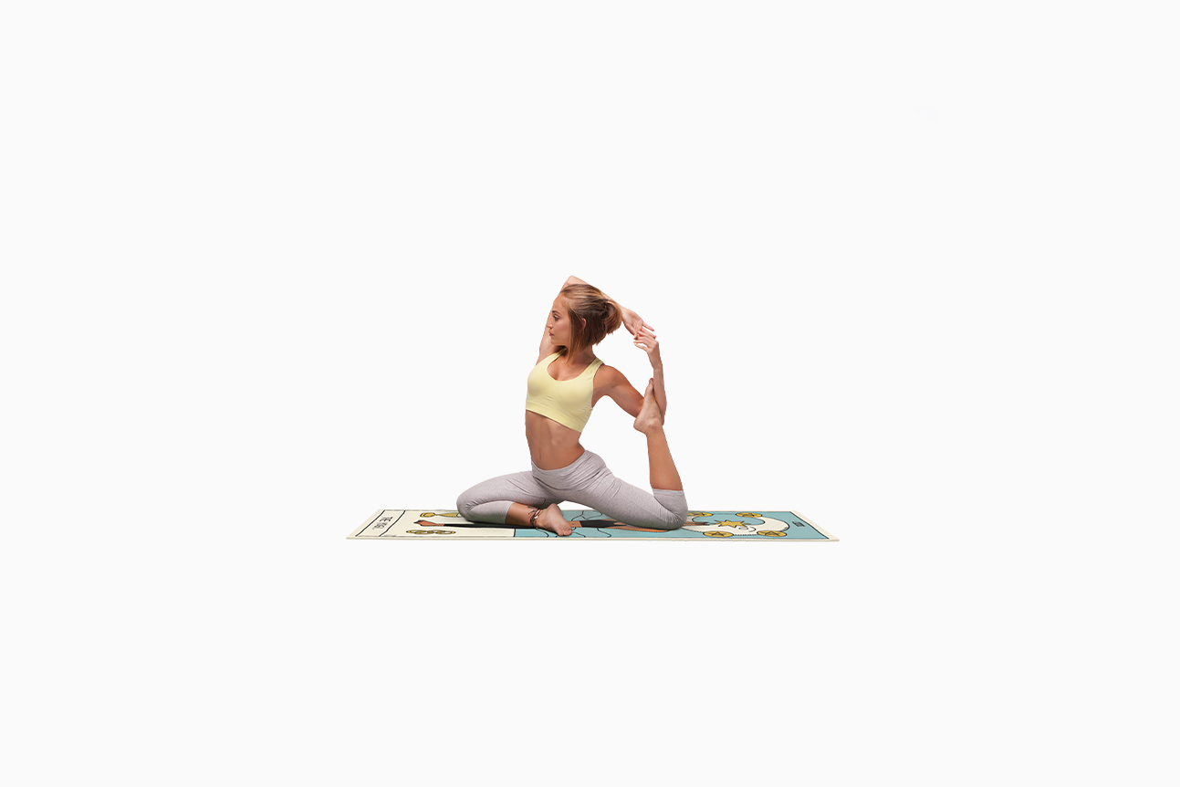Yoga Mat Terrazzo White