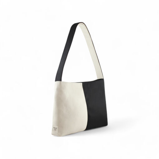 Reliée Studio Shoulder Bag Bianca Black/White - Image 4