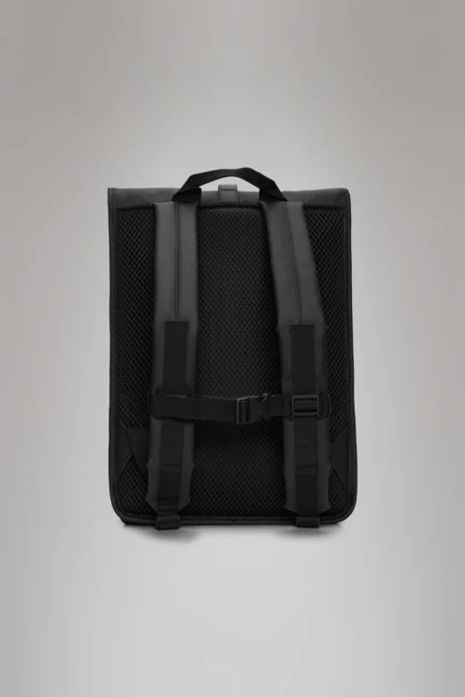 Rains Rolltop Rucksack Seljakott Must - Image 4