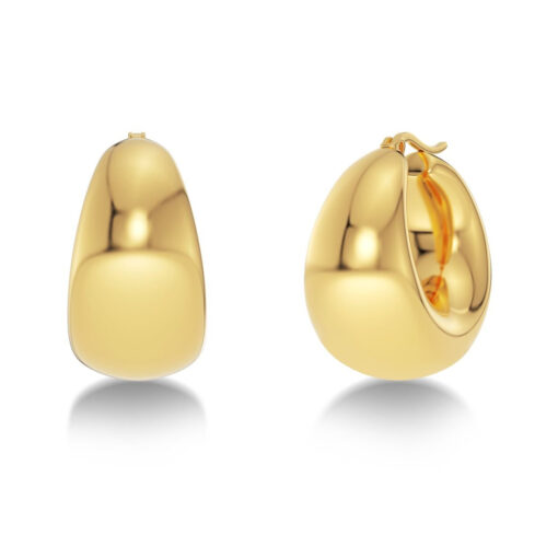 Edblad Boyd Hoops Gold Earrings