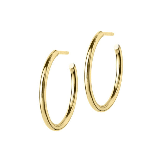 Edblad Hoops Medium Gold Earrings