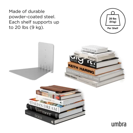 Umbra Conceal Shelves L Set Of 3 Silver - Image 7