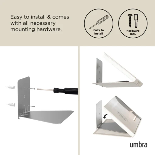 Umbra Conceal Shelves L Set Of 3 Silver - Image 6