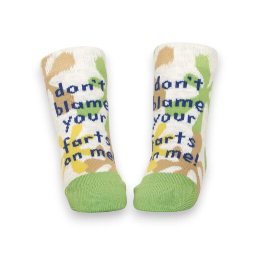 BlueQ Lil Burrito / Farts Baby Socks - Image 3